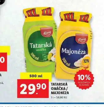 Lidl Tatarská omáčka / majonéza nabídka