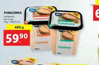Lidl Pomazánka lososová nabídka