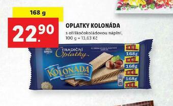 Lidl Oplatky kolonáda nabídka
