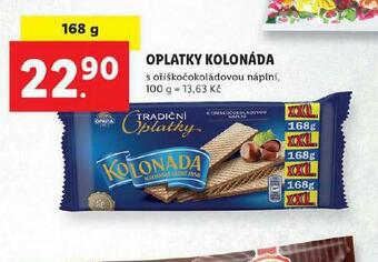 Lidl Oplatky kolonáda nabídka