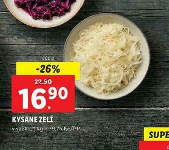 Lidl Kysané zelí nabídka