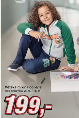 Kik Dětská mikina college nabídka