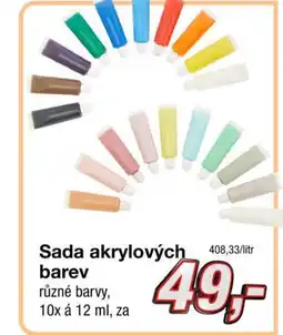 Kik Sada akrylových barev nabídka