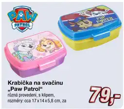 Kik Krabička na svačinu ,,Paw Patrol nabídka