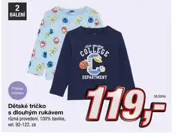 Kik Dětské tričko s dlouhým rukávem nabídka
