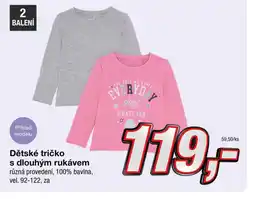 Kik Dětské tričko s dlouhým rukávem nabídka
