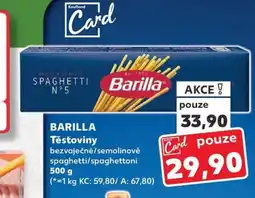 Kaufland BARILLA Těstoviny nabídka
