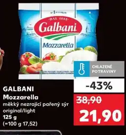 Kaufland GALBANI Mozzarella nabídka