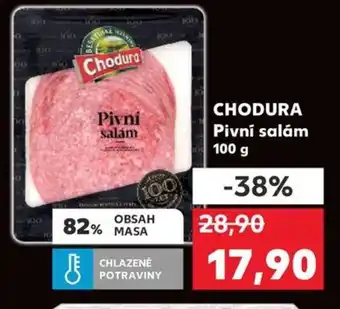 Kaufland CHODURA Pivní salám 100 g nabídka