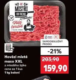 Kaufland Hovězí mleté maso XXL nabídka