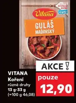 Kaufland VITANA Koření nabídka