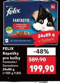 Kaufland FELIX Kapsičky pro kočky nabídka