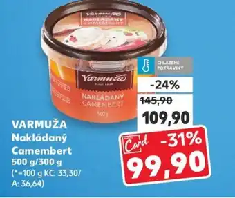 Kaufland VARMUŽA Nakládaný Camembert nabídka