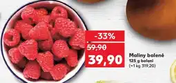 Kaufland Maliny balené nabídka