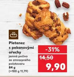 Kaufland Pletenec s pekanovými ořechy nabídka