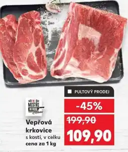 Kaufland Vepřová krkovice nabídka