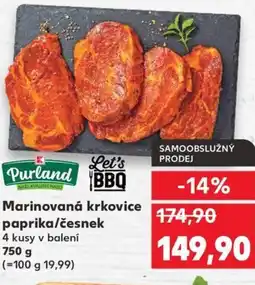 Kaufland Marinovaná krkovice paprika/česnek nabídka