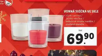 Lidl Vinná svíčka ve skle nabídka