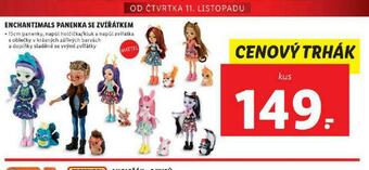 Lidl Enchantimals panenka se zvířátkem nabídka