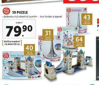 Lidl 3d puzzle nabídka