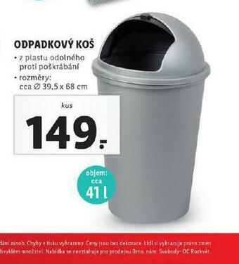 Lidl Odpadkový koš nabídka