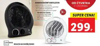 Lidl Horkovzdušný ventilátor nabídka