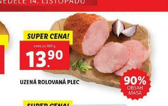 Lidl Uzená rolovaná plec nabídka