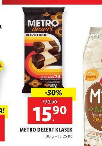 Lidl Metro dezert klasik nabídka