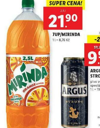 Lidl 7up / mirinda nabídka
