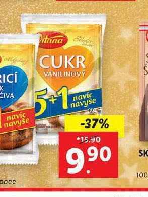 Lidl Vanilínový cukr nabídka