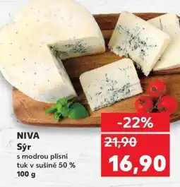 Kaufland NIVA Sýr nabídka