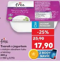 Kaufland Tvaroh s jogurtem nabídka