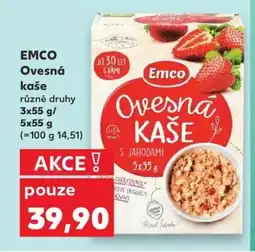 Kaufland EMCO Ovesná kaše nabídka