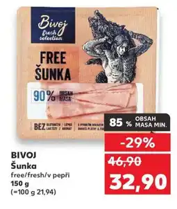 Kaufland BIVOJ Šunka nabídka