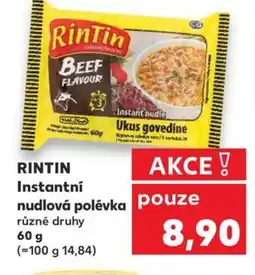 Kaufland RINTIN Instantní nudlová polévka nabídka