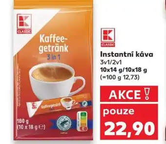 Kaufland Instantní káva 3v1/2v1 nabídka