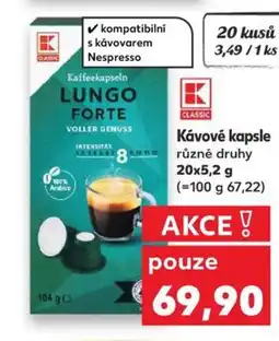 Kaufland Kávové kapsle nabídka