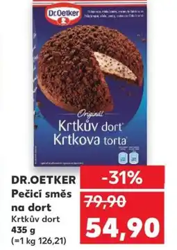 Kaufland DR.OETKER Pečicí směs na dort nabídka