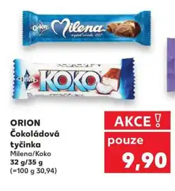 Kaufland ORION Čokoládová tyčinka Milena/Koko nabídka