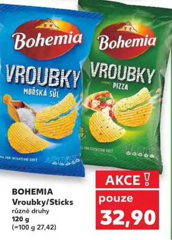 Kaufland BOHEMIA Vroubky/Sticks nabídka