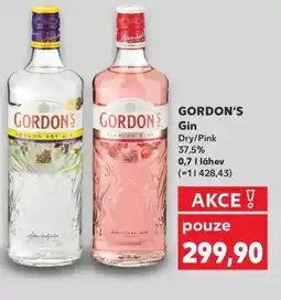 Kaufland GORDON'S Gin nabídka