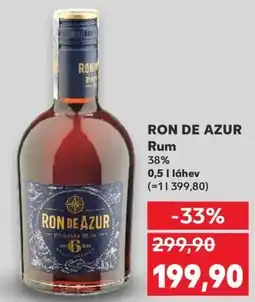 Kaufland RON DE AZUR Rum nabídka