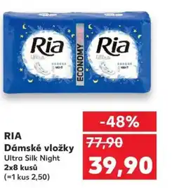 Kaufland RIA Dámské vložky nabídka