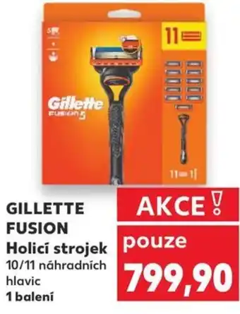 Kaufland GILLETTE FUSION Holicí strojek nabídka