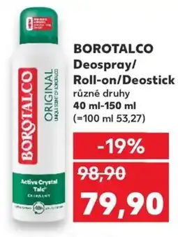 BOROTALCO Deospray/ Roll-on/Deostick