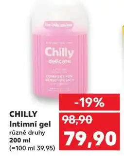 Kaufland CHILLY Intimní gel nabídka