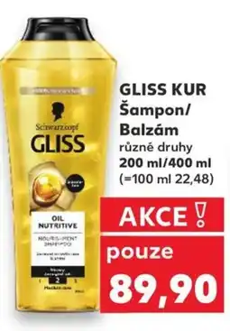 Kaufland GLISS KUR Šampon/ Balzám nabídka