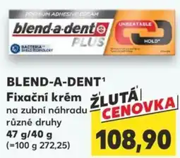 Kaufland BLEND-A-DENT Fixační krém nabídka