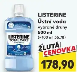 Kaufland LISTERINE Ústní voda nabídka