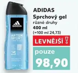 Kaufland ADIDAS Sprchový gel nabídka